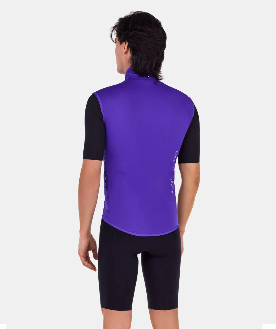 SANTINI Waterproof Gilet Unisex - Violet - Image 3