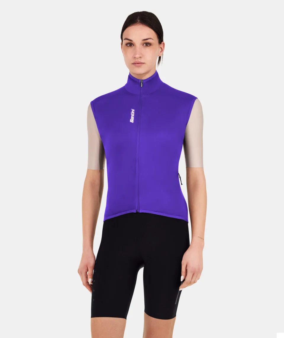 SANTINI Waterproof Gilet Unisex - Violet - Image 4