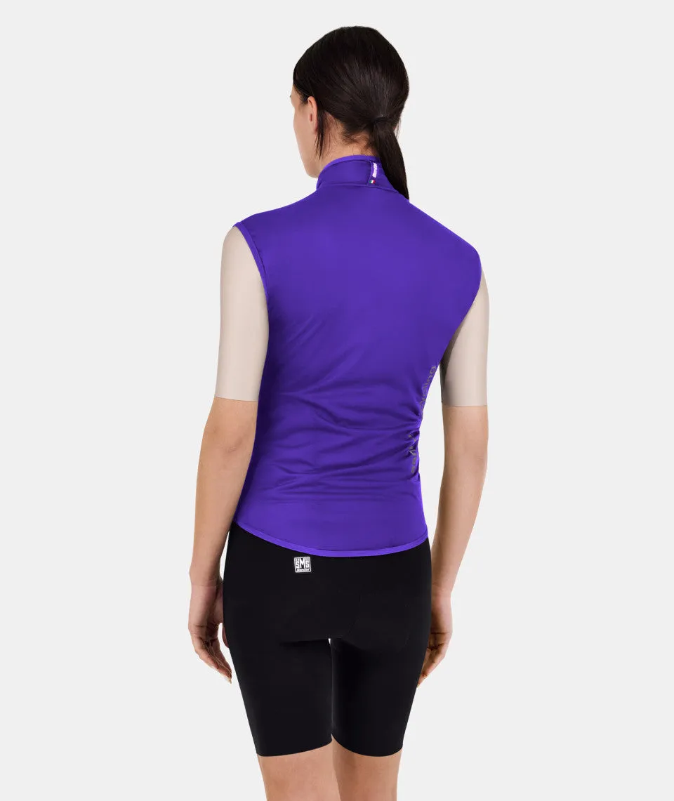 SANTINI Waterproof Gilet Unisex - Violet - Image 5