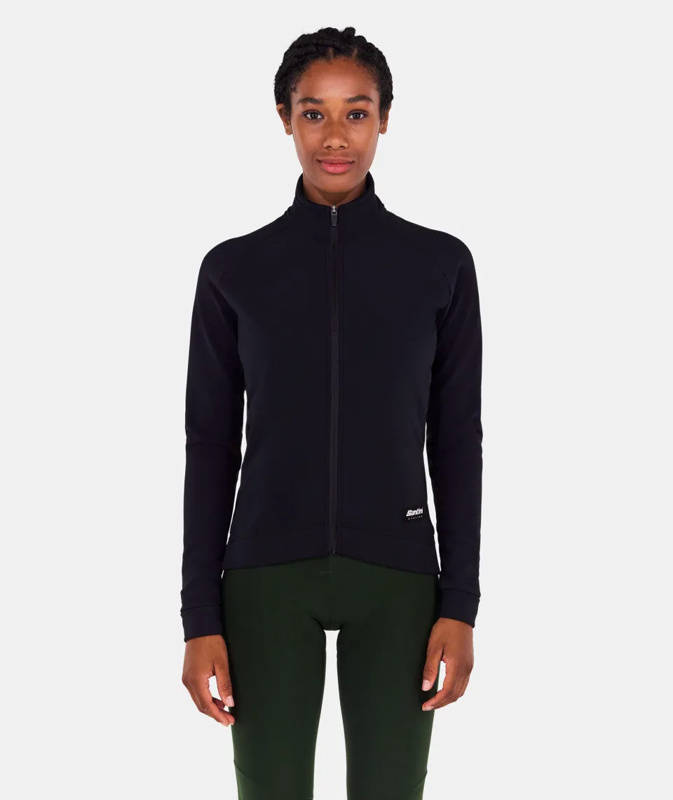 SANTINI Ready To Ride Windproof Women Jacket - Black - Image 2