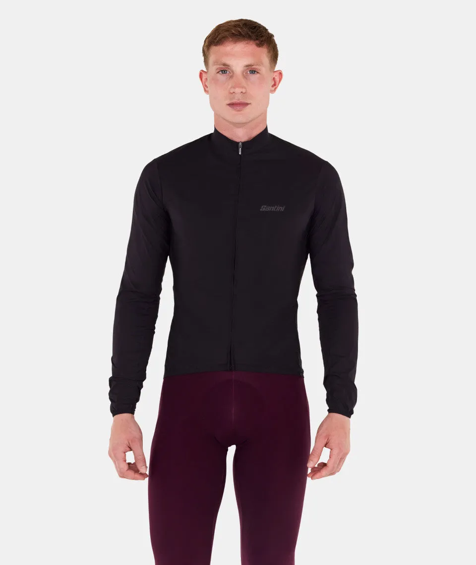 SANTINI Windproof Unisex Jacket - Black - Image 3