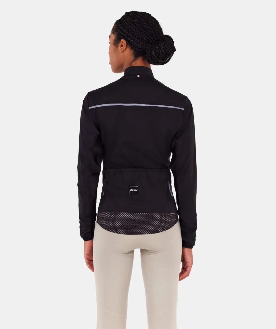 SANTINI Windproof Unisex Jacket - Black - Image 4