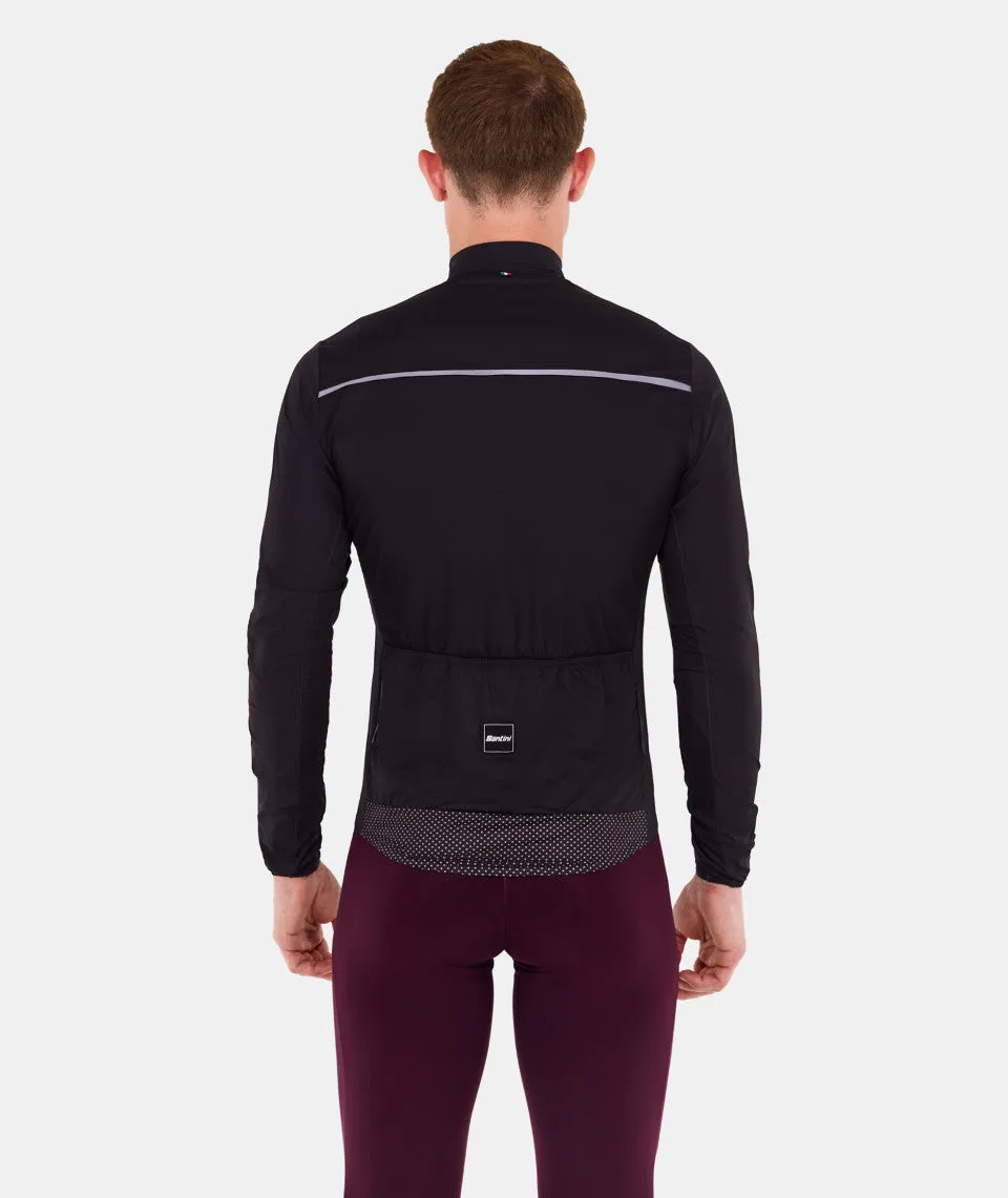 SANTINI Windproof Unisex Jacket - Black - Image 5