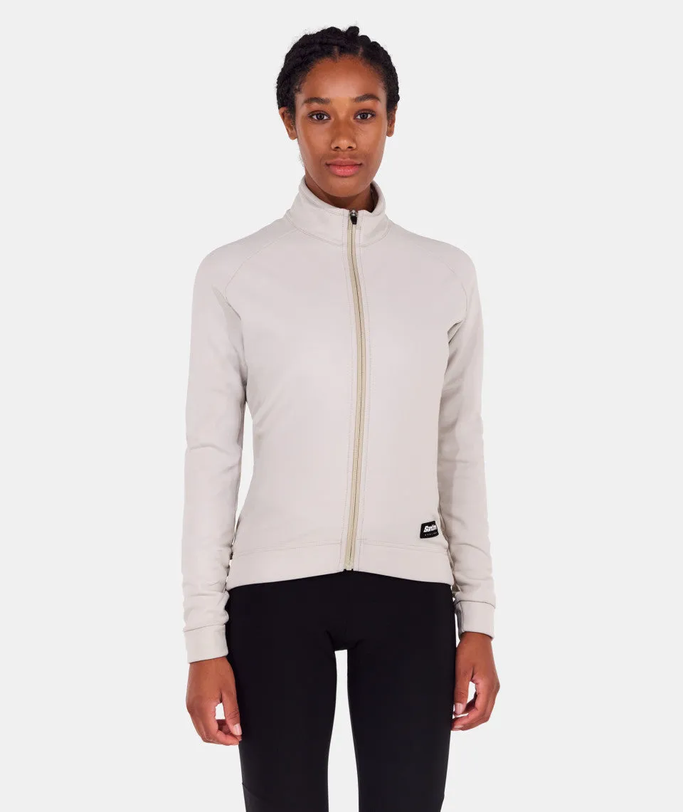 SANTINI Ready To Ride Windproof Women Jacket - Capuccino - Image 2