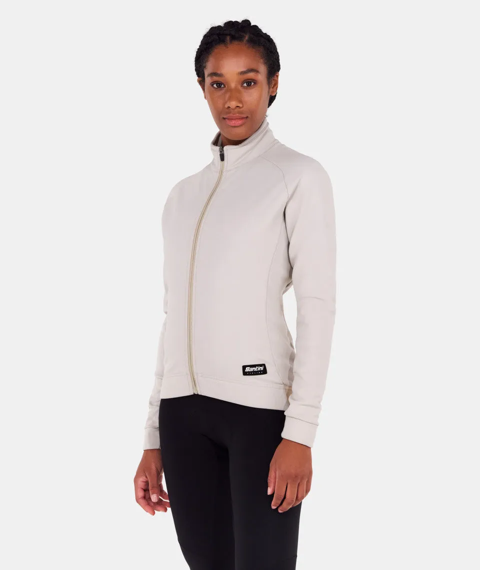 SANTINI Ready To Ride Windproof Women Jacket - Capuccino - Image 3