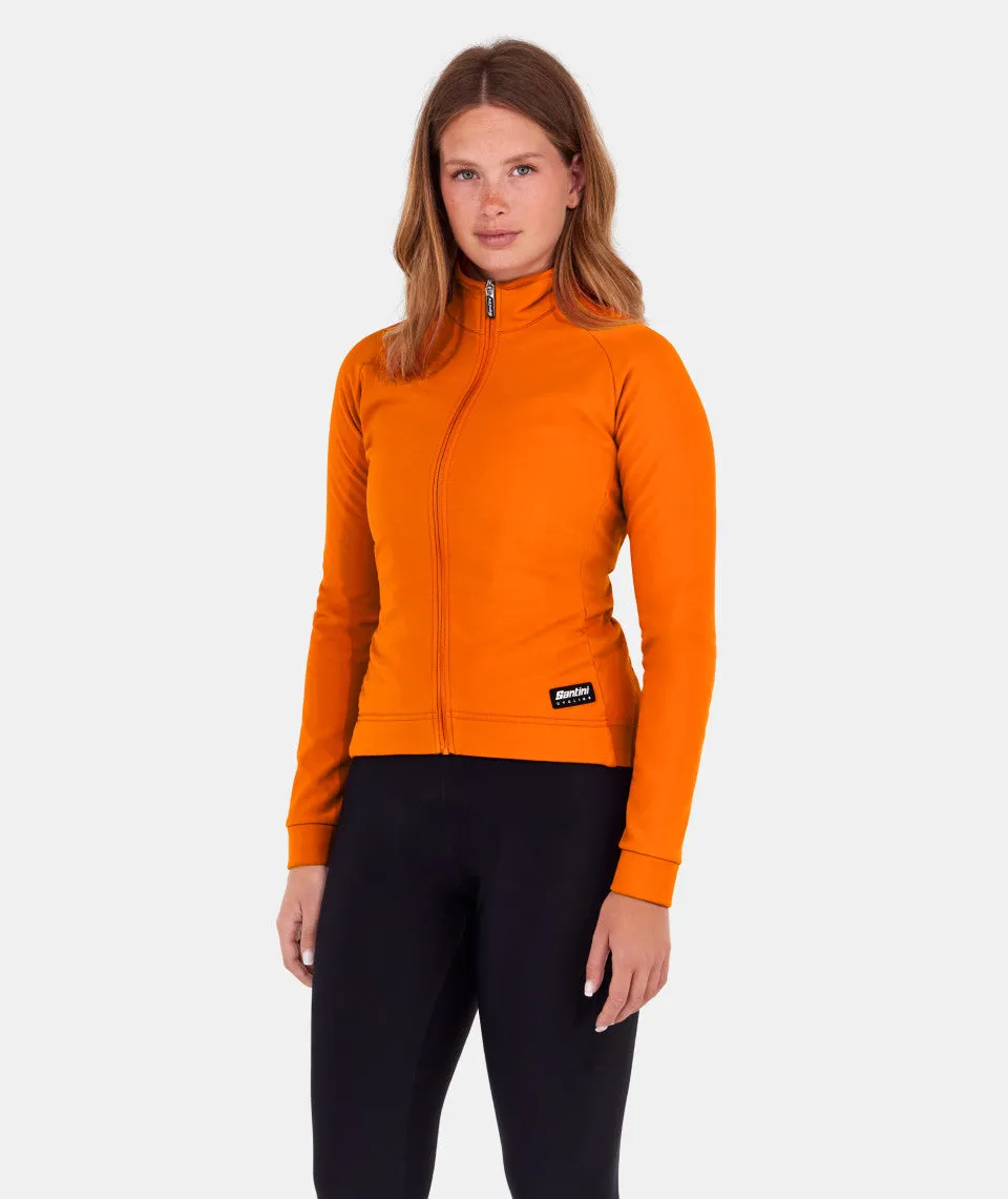 SANTINI Ready To Ride Windproof Women Jacket - Orange - Image 2