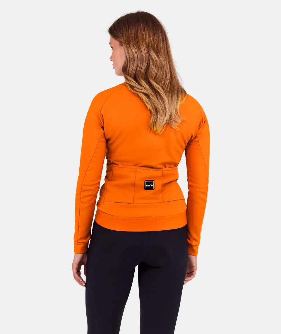 SANTINI Ready To Ride Windproof Women Jacket - Orange - Image 3