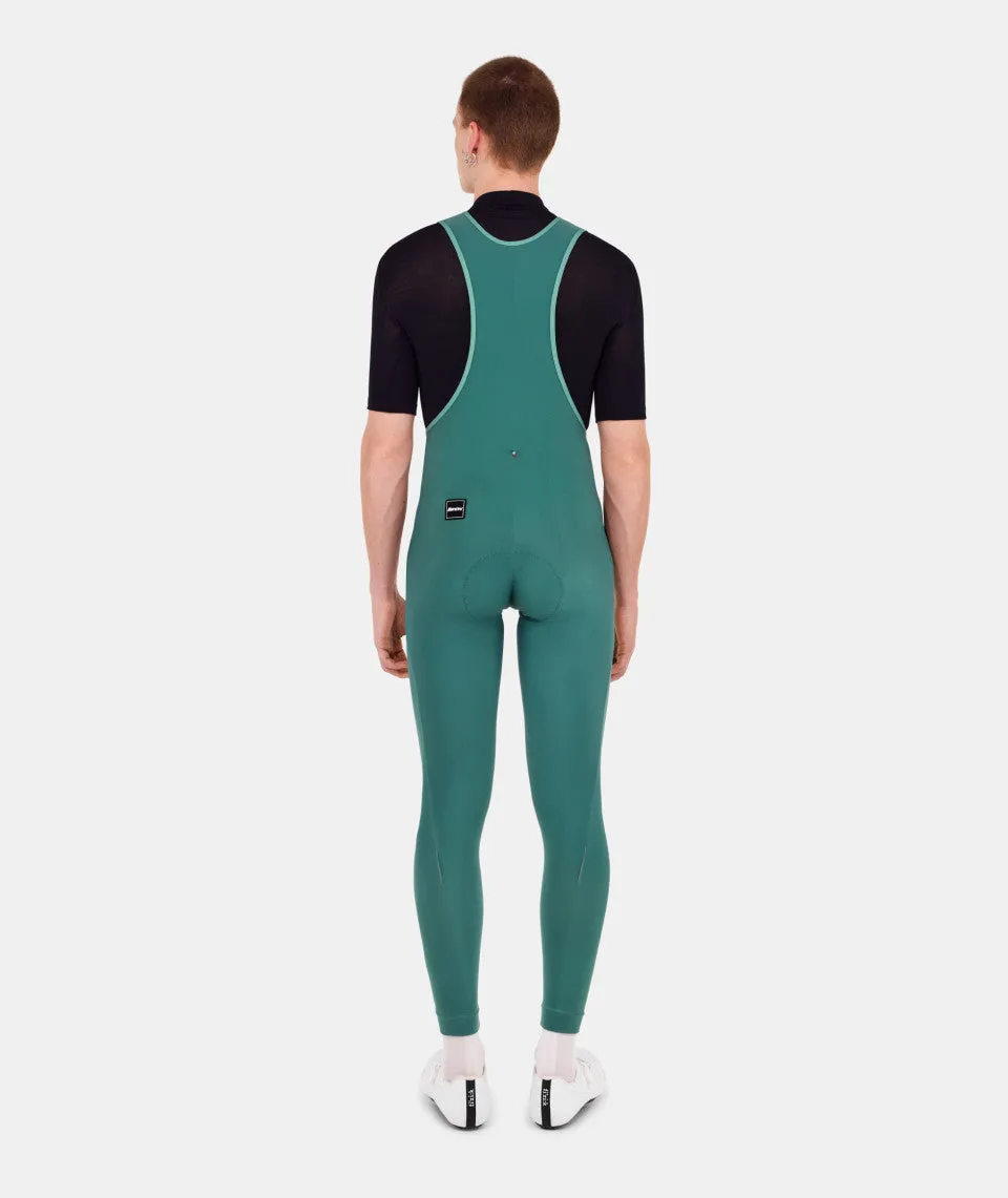 SANTINI Winter Bib Tights - Olive Green - Image 3