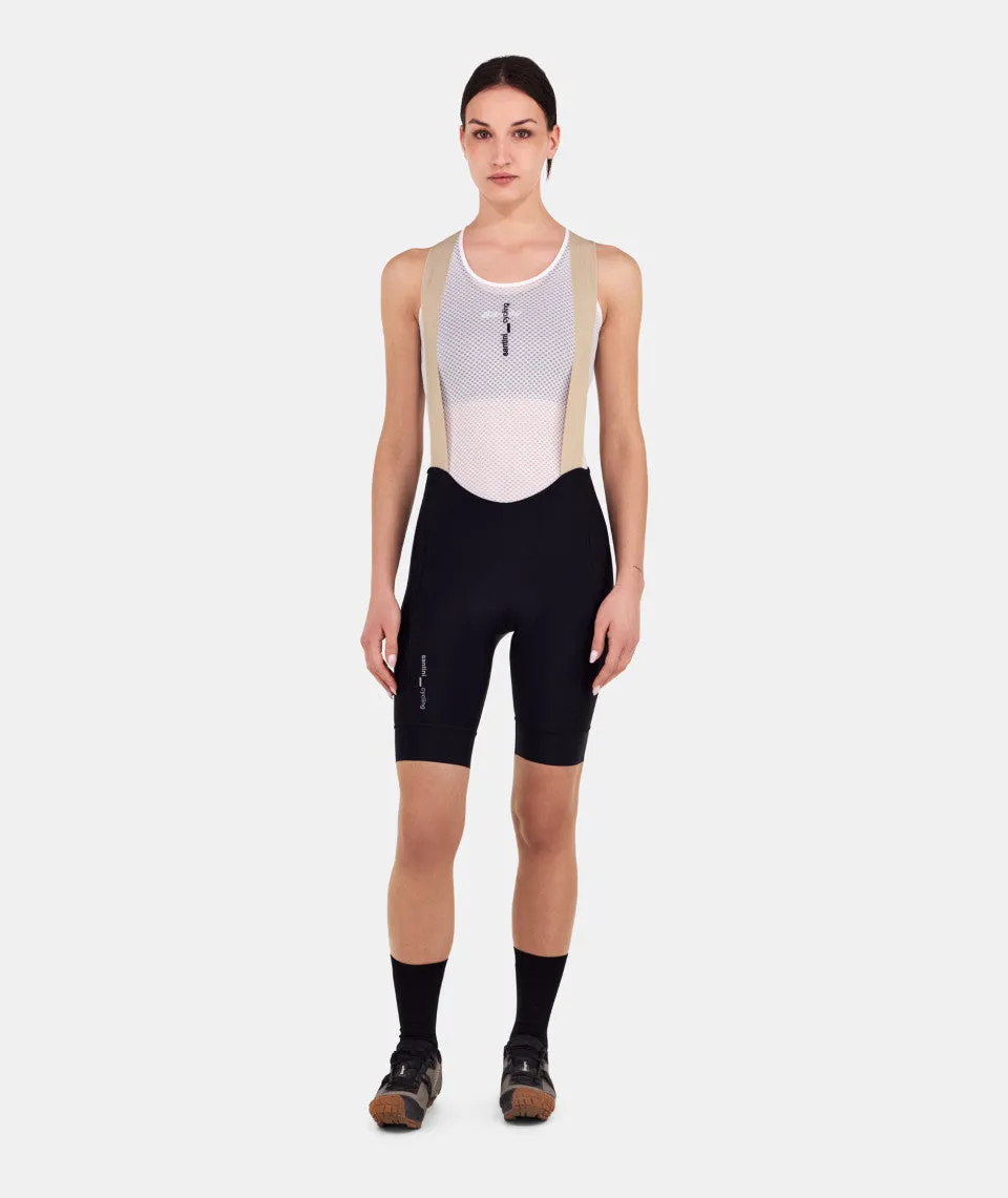 SANTINI WOMEN CARGO BIB SHORTS - BLACK - Image 2