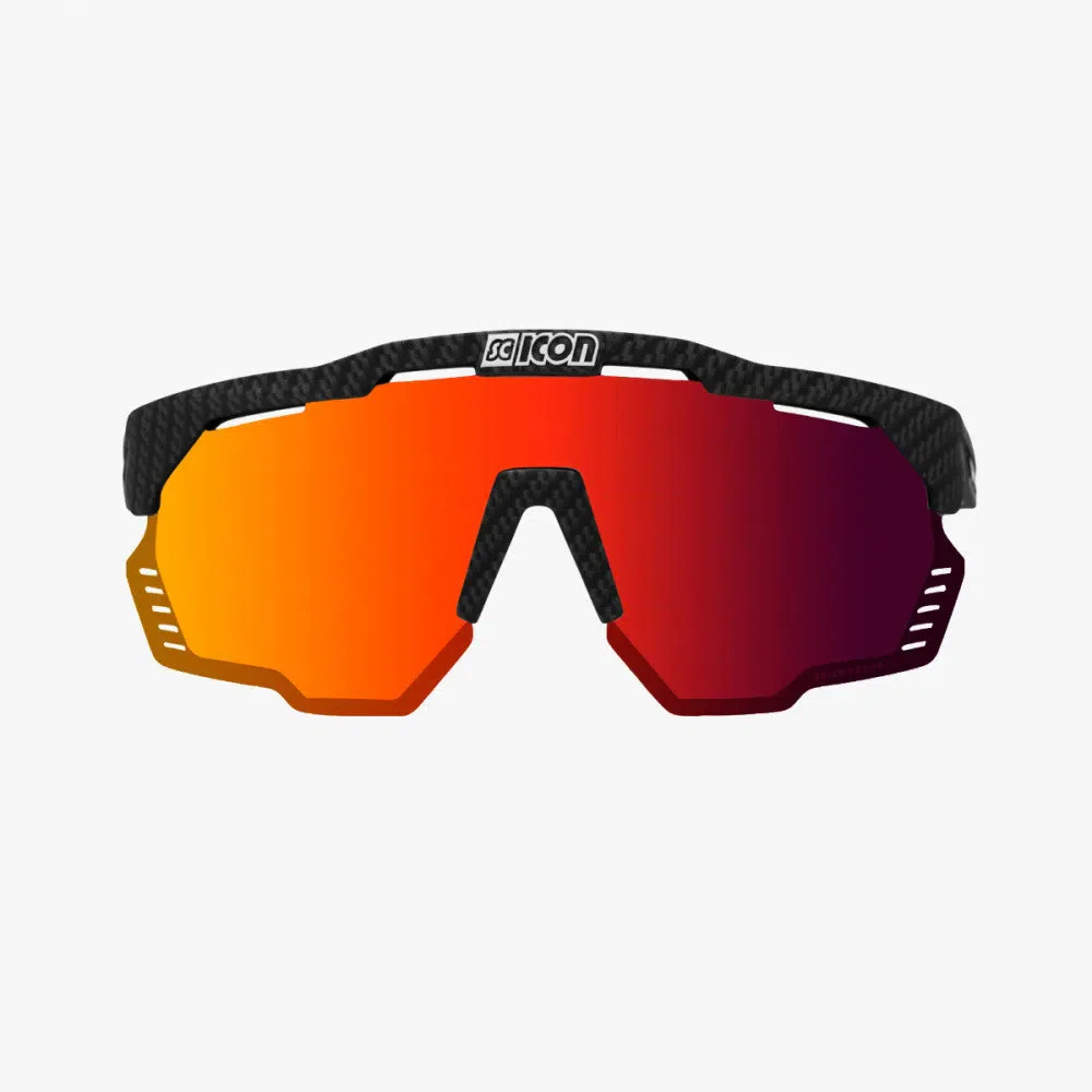 SCICON Aeroshade Kunken Eyewear - Carbon Matt/Multimirror Red - Image 5