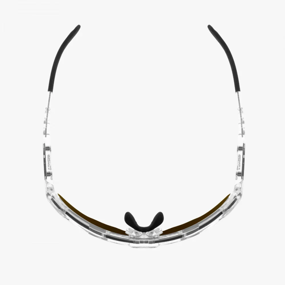 SCICON Aeroshade Kunken Eyewear - Crystal Gloss/Multimirror Bronze - Image 5