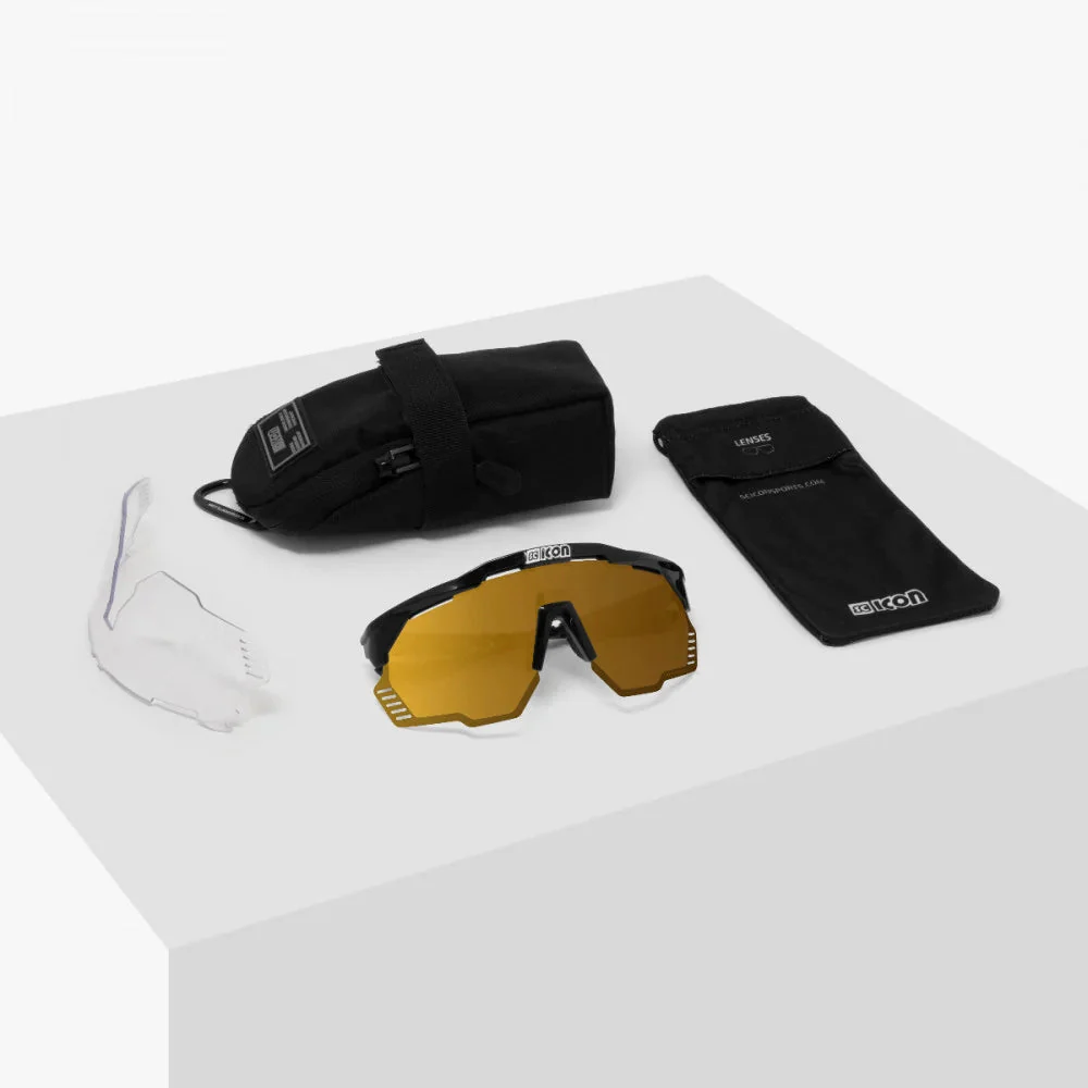 SCICON Aeroshade Kunken Eyewear - Crystal Gloss/Multimirror Bronze - Image 6