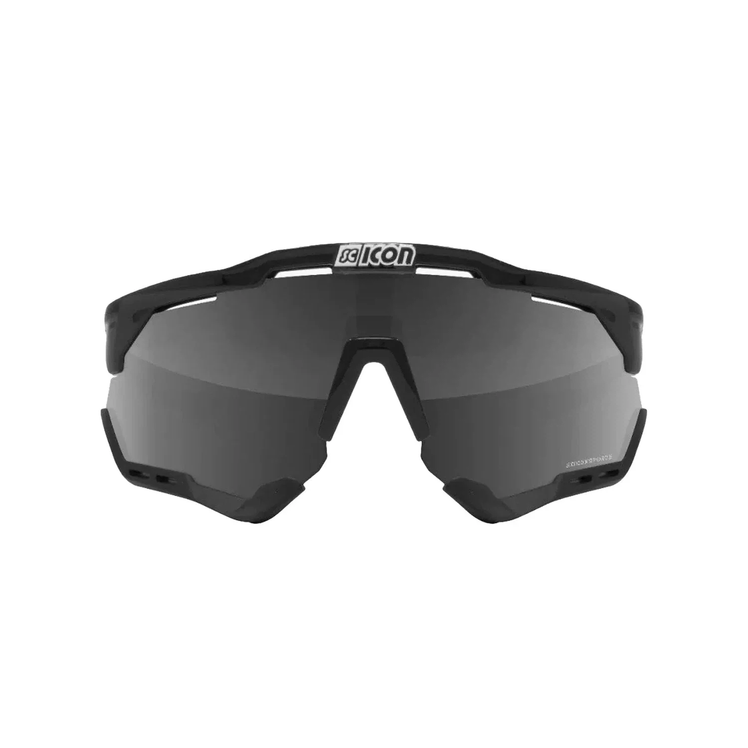 SCICON Aeroshade XL Eyewear - Black/Black Fender/Multimirror Silver - Image 2