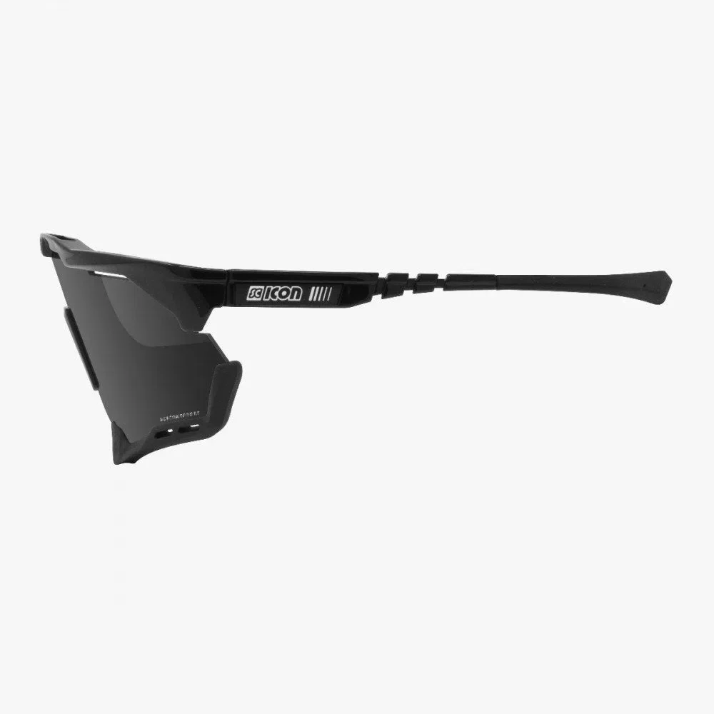 SCICON Aeroshade XL Eyewear - Black/Black Fender/Multimirror Silver - Image 3
