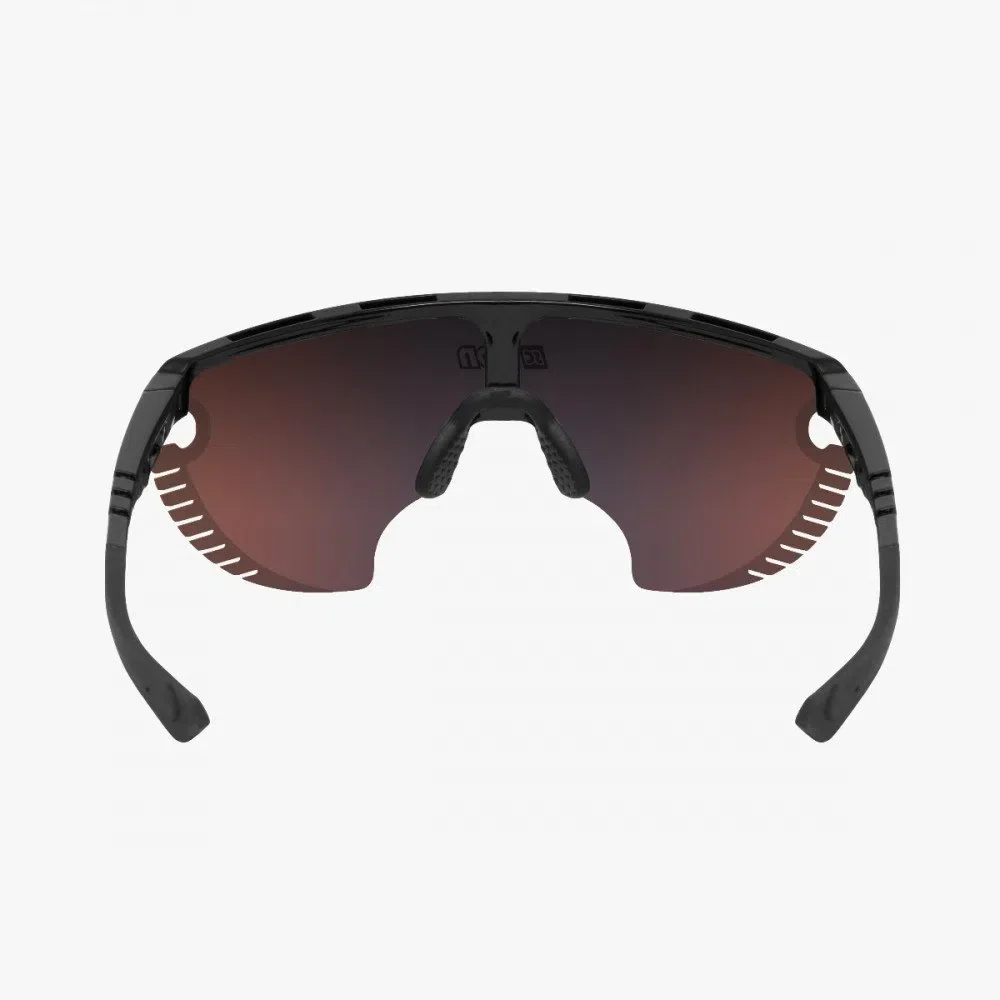 SCICON Aerowing Lamon Eyewear - Black Gloss/Multimirror Red - Image 5
