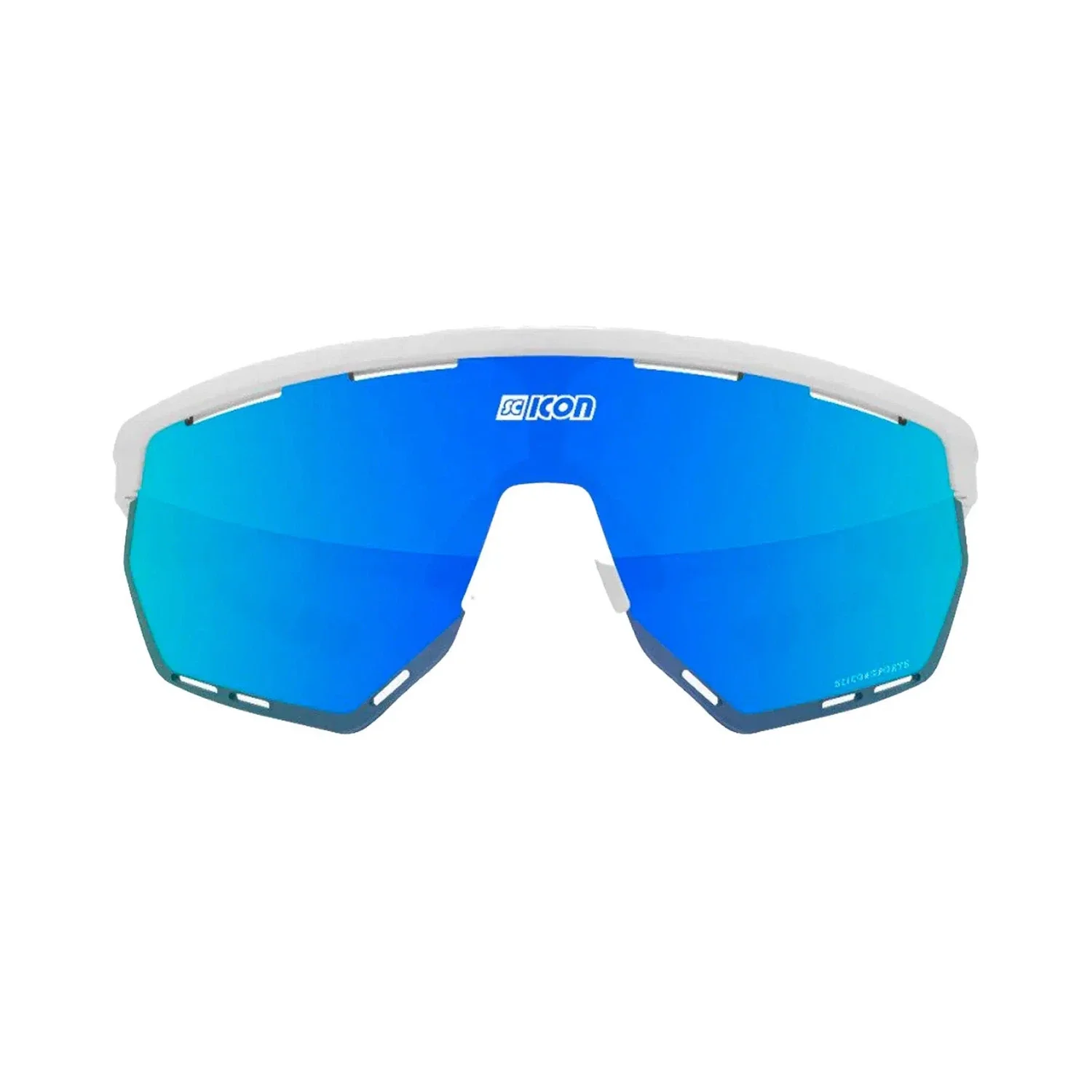 SCICON Aerowing Eyewear - White Gloss/Multimirror Blue - Image 2