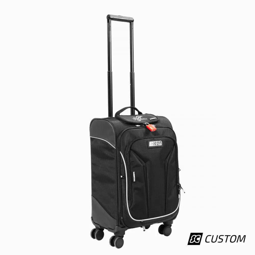 SCICON Cabin Troley Luggage 35L 4 Wheels - Black - Image 2