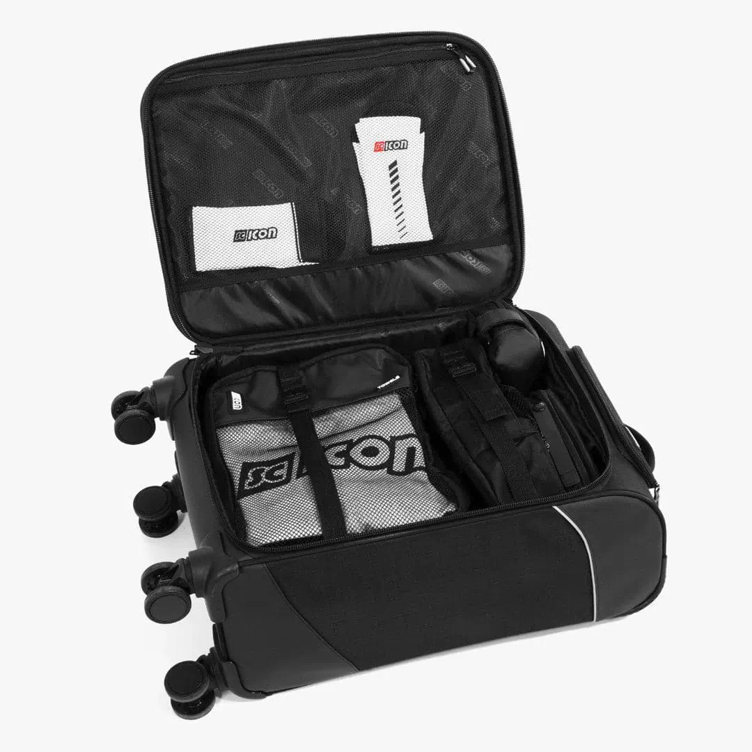 SCICON Cabin Troley Luggage 35L 4 Wheels - Black - Image 5