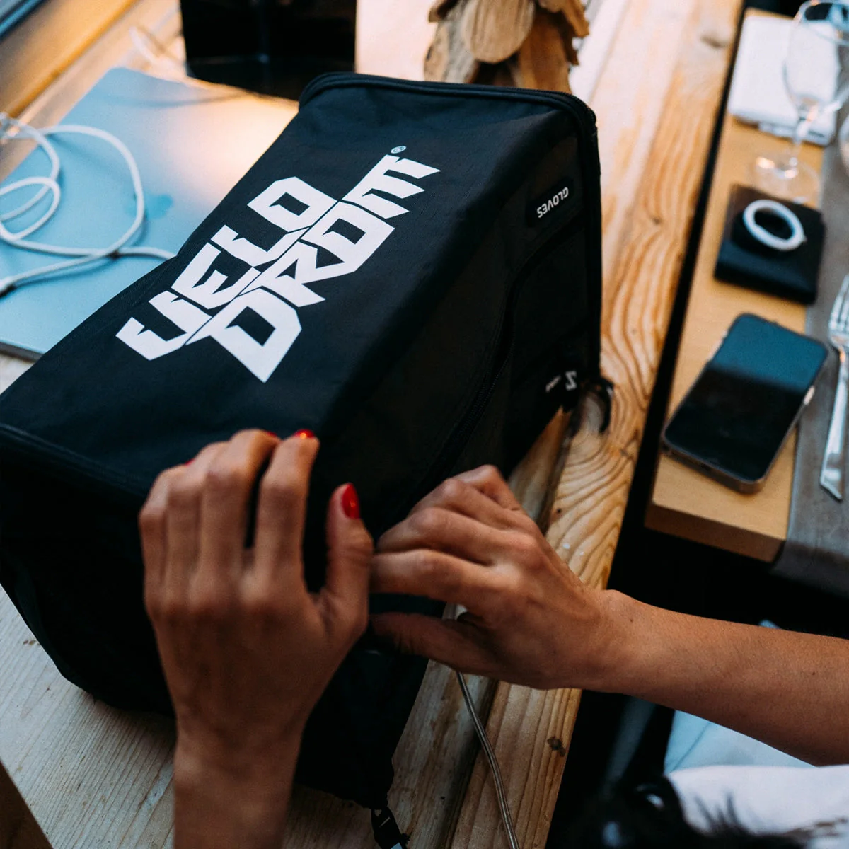 VELODROM x SCICON  Essentials Race Rain Bag - Raceday Black - Image 4