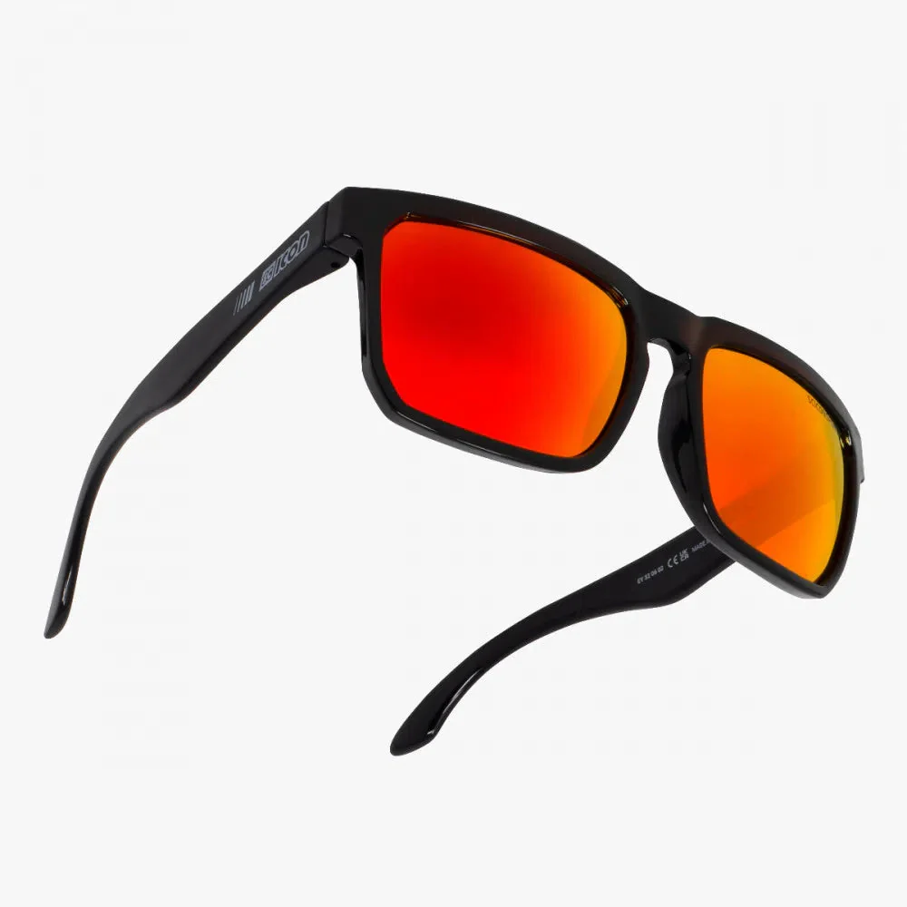 SCICON Gallio Eyewear - Black Gloss/Multimirror Red - Image 3