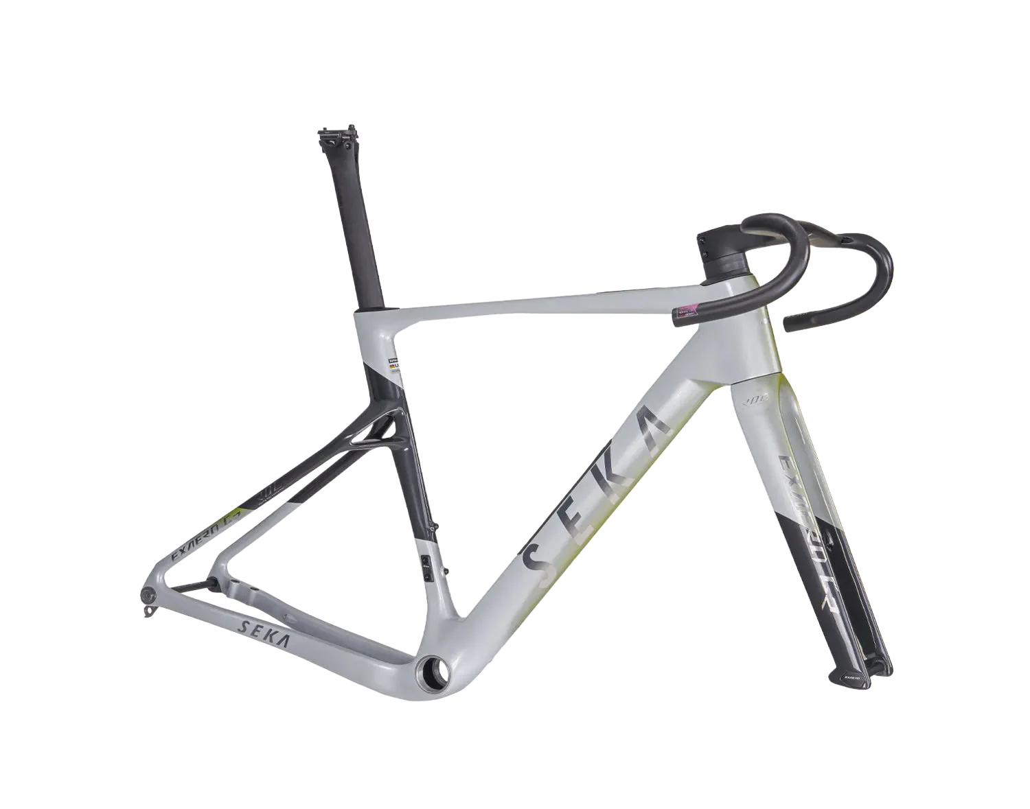 SEKA ExAero GR Gravel Frameset - Stardust Silver - Image 12