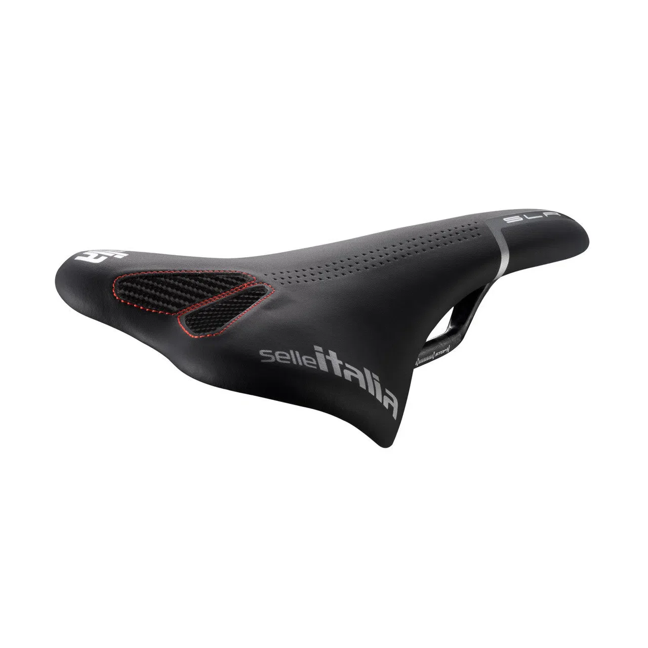 SELLE ITALIA SLR Kit Carbonio Saddle OEM NO BOX  - S1 130mm Black - Image 4