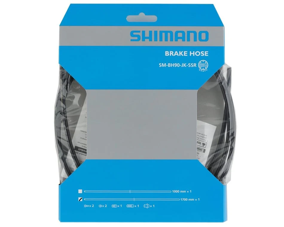 SHIMANO BH90SS 1000mm Disc Brake Hose Kit Eore - Black
