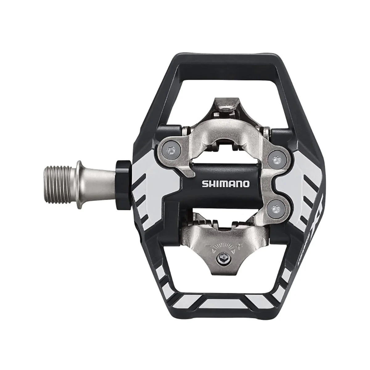 SHIMANO Deore XT M8120 Pedal with SMSH51 Cleats - Silver/Black - Image 2
