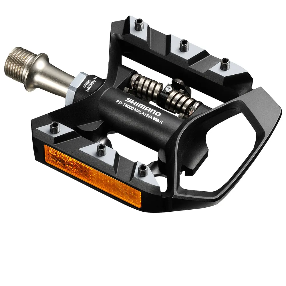 Shimano XT T8000 SPD DUAL Pedals - BLACK