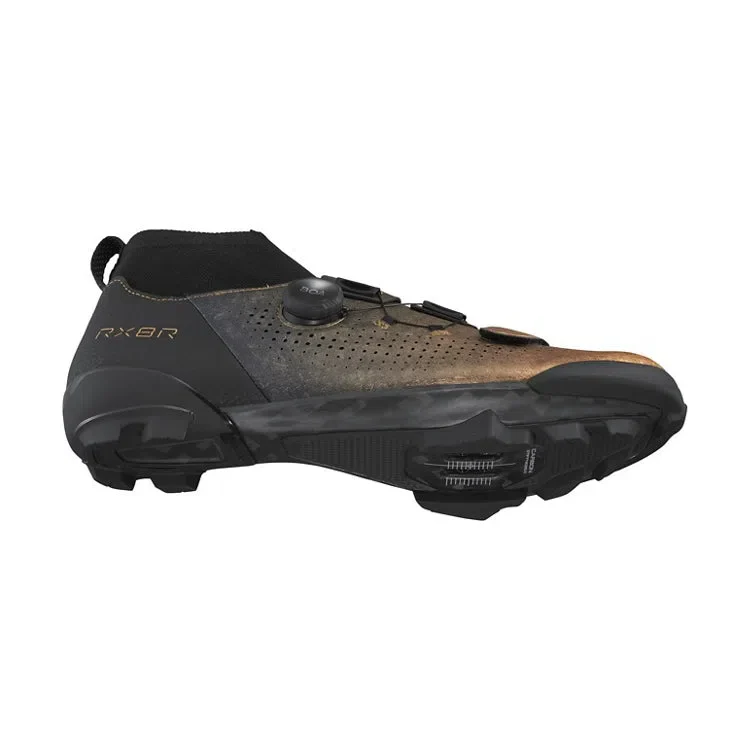 SHIMANO RX8R SHRX 801R Gravel Cycling Shoes - Metallic Orange - Image 4