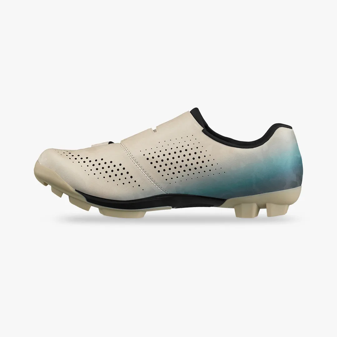 SHIMANO SHRX600 MTB/GRAVEL Shoes - Beige/Blue - Image 3