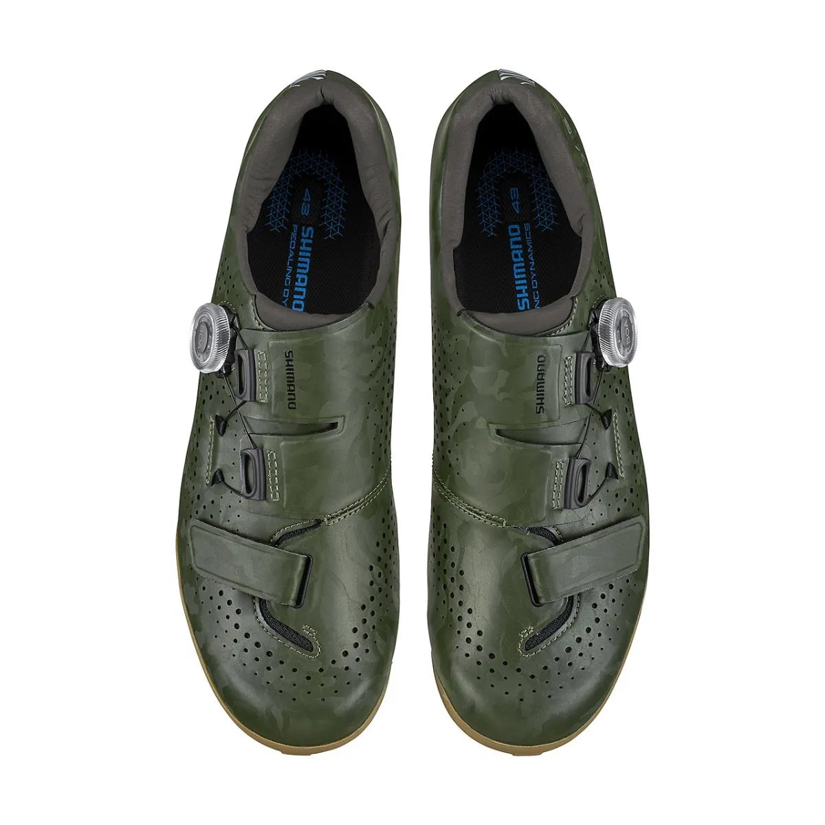 SHIMANO SHRX600 MTB/Gravel Shoes - Military Green - Image 2