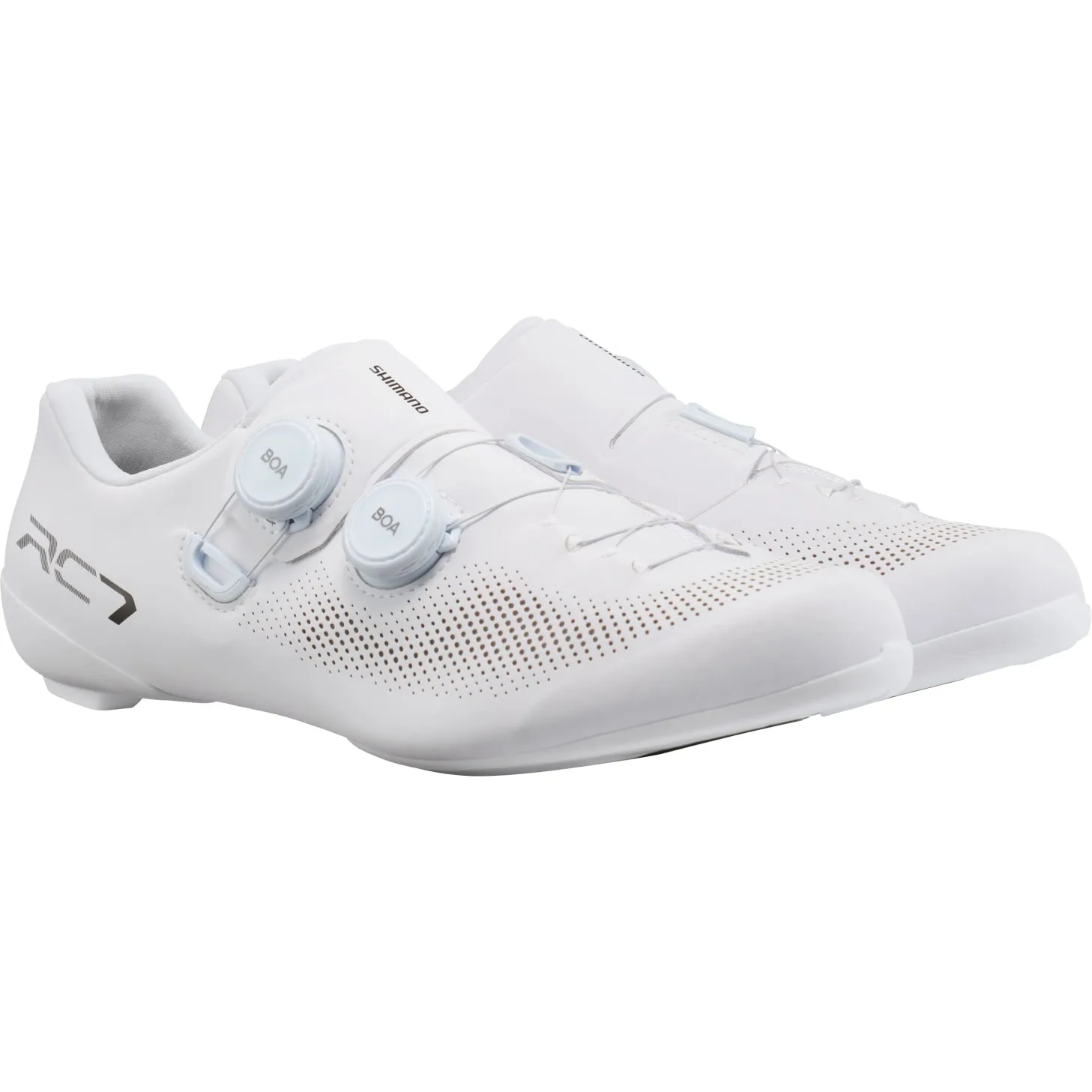 SHIMANO RC7 SHRC 703 Road Cycling Shoes - White - Image 4
