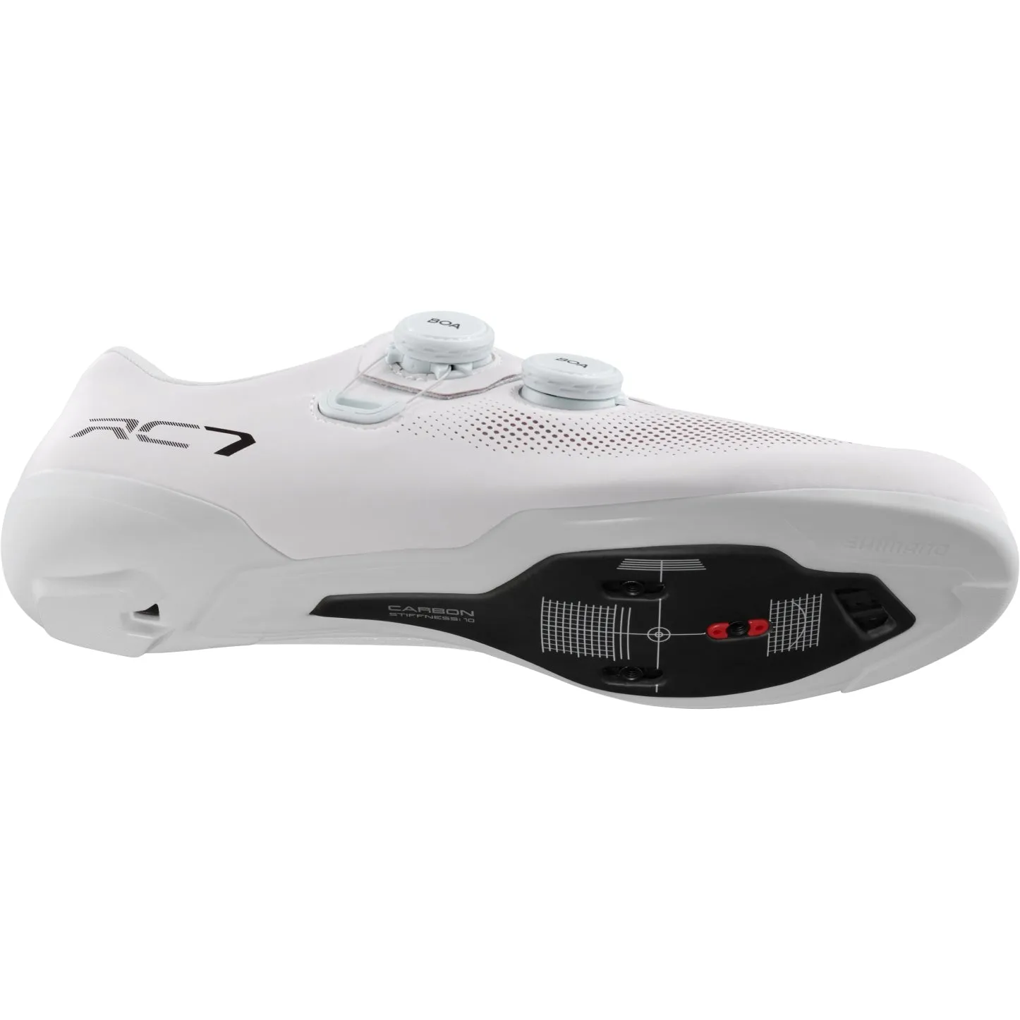 SHIMANO RC7 SHRC 703 Road Cycling Shoes - White - Image 5