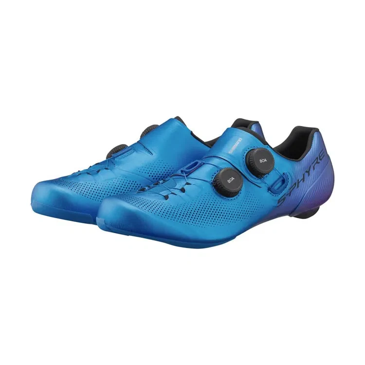 SHIMANO Sphyre RC9 SHRC 903 Road Cycling Shoes - Blue - Image 2