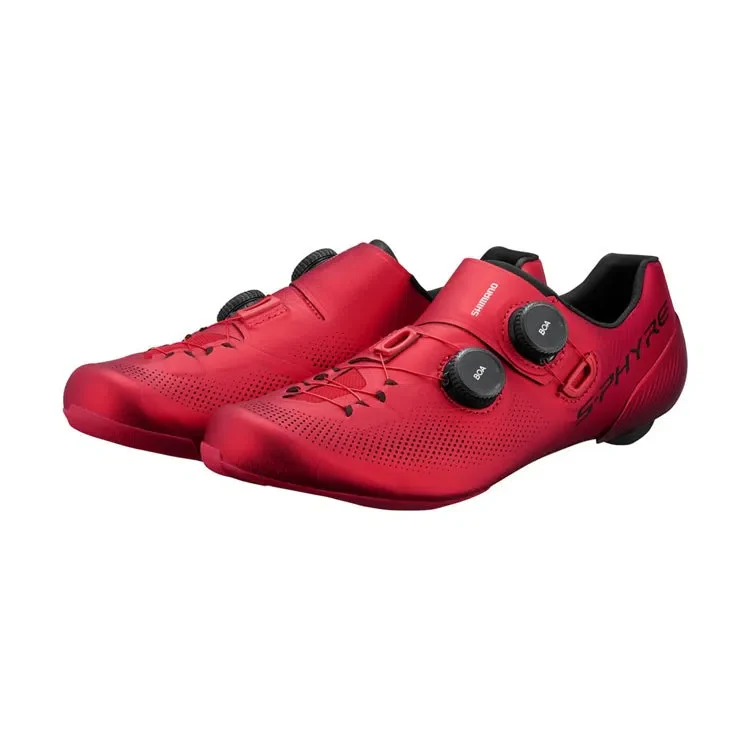 SHIMANO Sphyre RC9 SHRC 903 Road Cycling Shoes - Red - Image 2