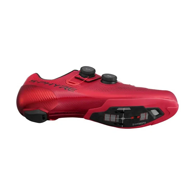 SHIMANO Sphyre RC9 SHRC 903 Road Cycling Shoes - Red - Image 3
