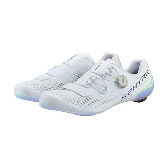 SHIMANO Sphyre SH RC903Pwr Road Cycling Shoes - White - Image 3