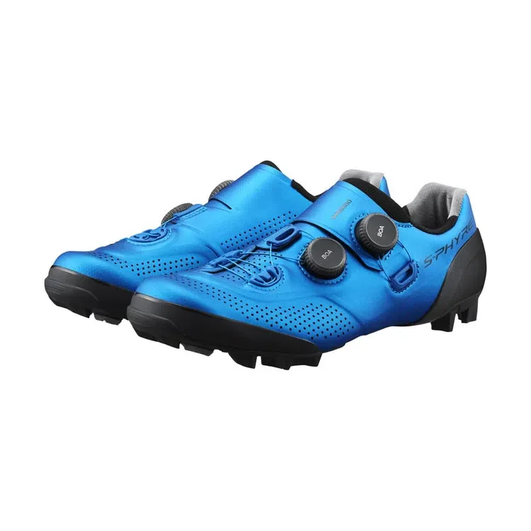 SHIMANO Sphyre XC902 Gravel MTB Cycling Shoes - Blue - Image 2