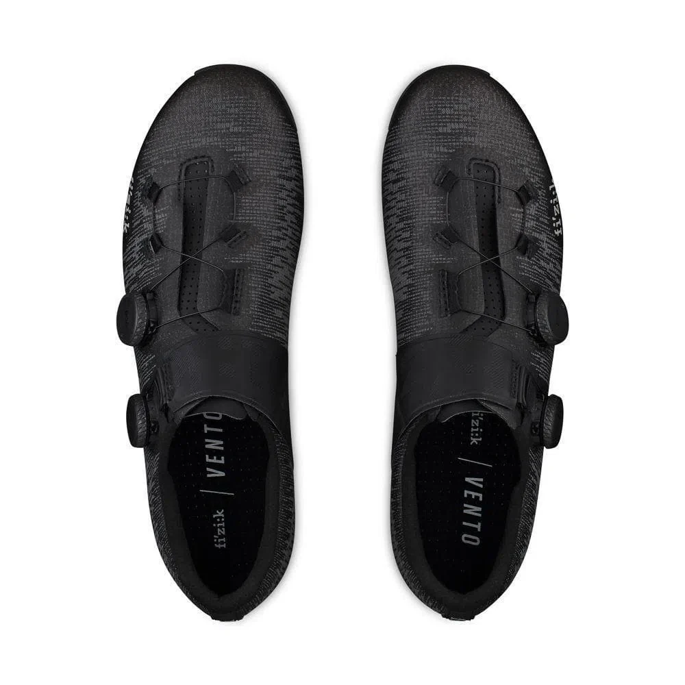 FIZIK Road Cycling Shoes R1 Vento Infinito Knit Carbon 2 - Black/Black - Image 2