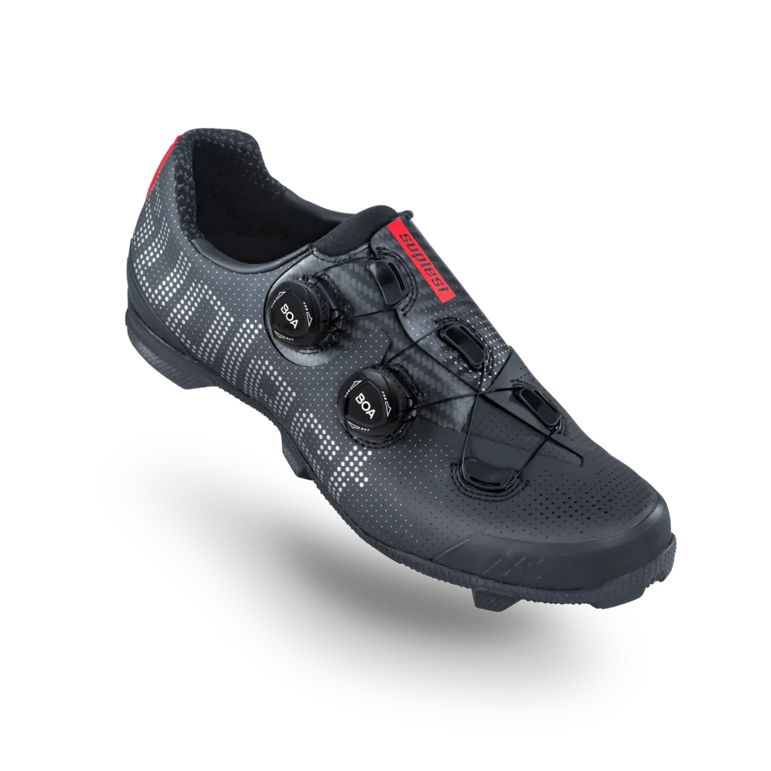 SUPLEST Gravel MTB Cycling Shoes CrossCountry Pro - Black/Red - Image 4