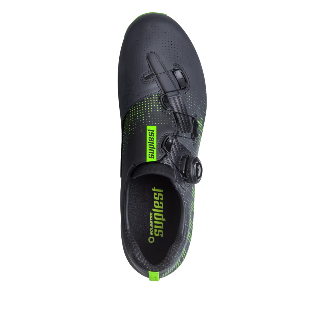 SUPLEST Road Cycling Shoes Performance - Black/Green - Image 6