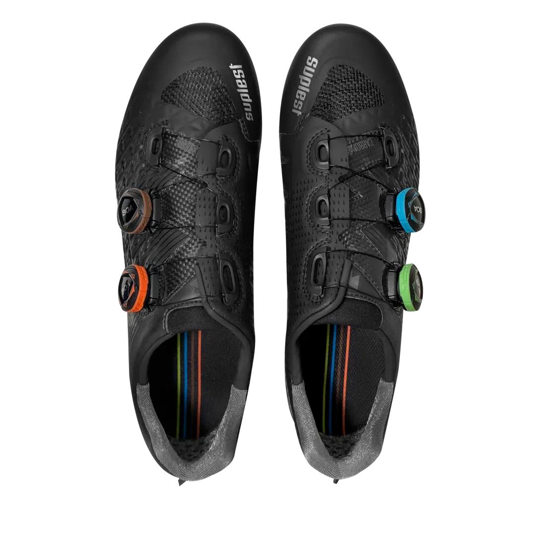 SUPLEST Road Cycling Shoes Pro - Black/Open LTD - Image 6