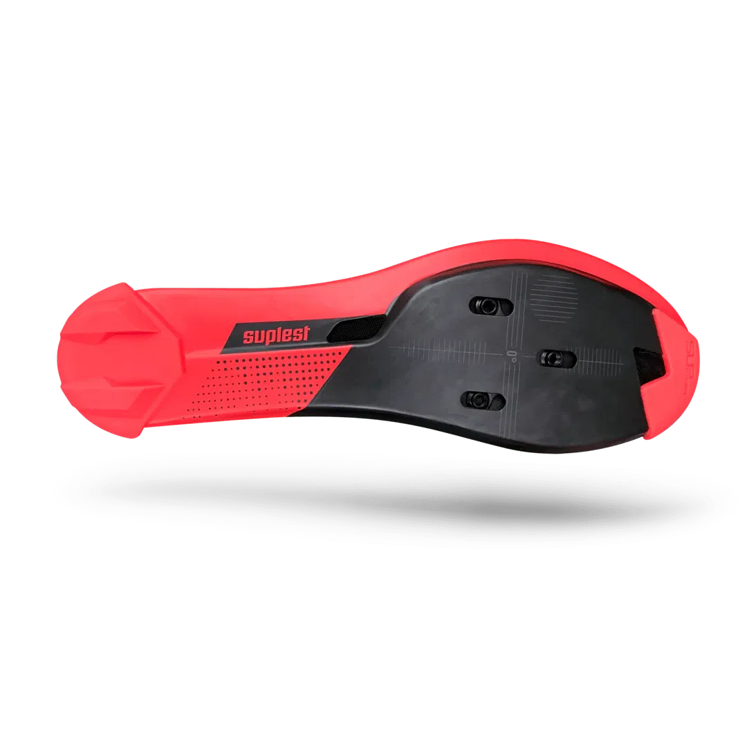 SUPLEST Road Cycling Shoes Road Pro - Black/Red - Image 3