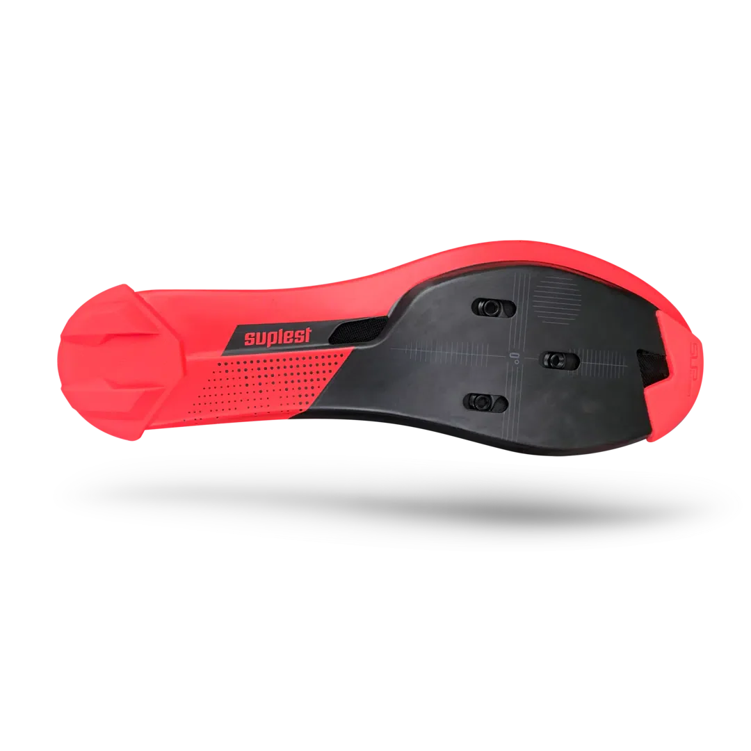 SUPLEST Road Cycling Shoes Road Pro - Black/Red - Image 6