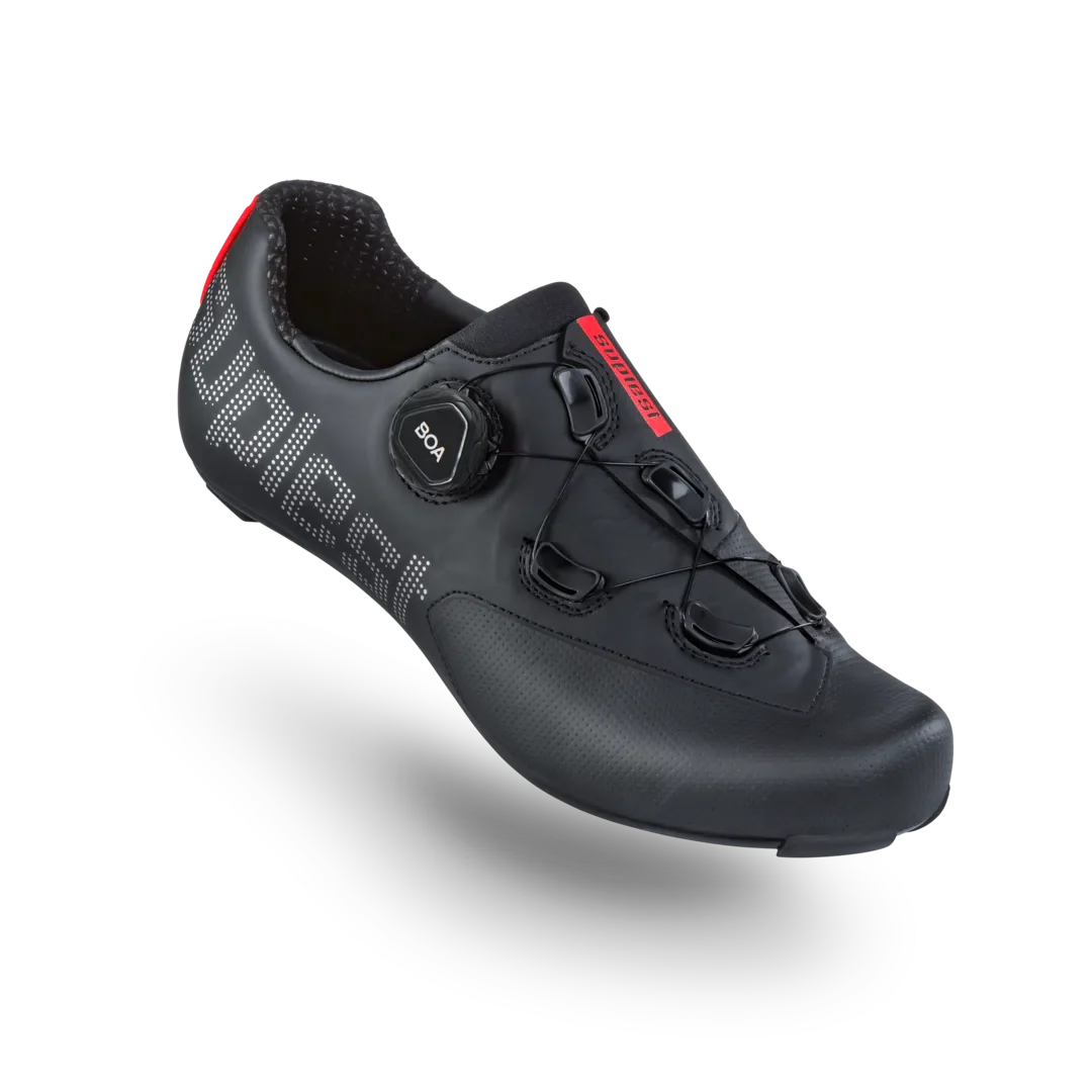 SUPLEST Road Cycling Shoes Sport - Black/Red - Image 3