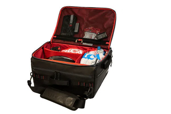 SILCA Maratona Minimo Gear Travel Bag - Black Red - Image 2