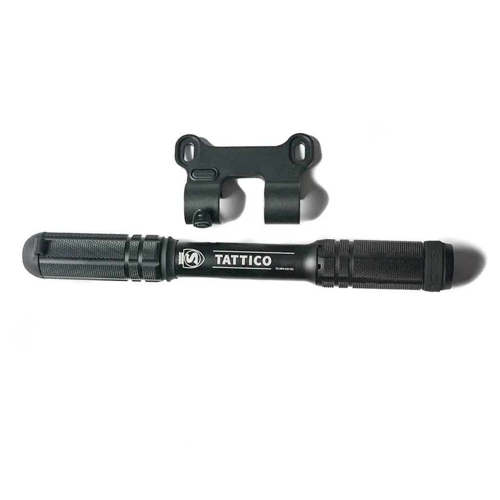SILCA PUMP TATTICO MINI PUMP W/BOTTLE CAGE MOUNT - Black - Image 3