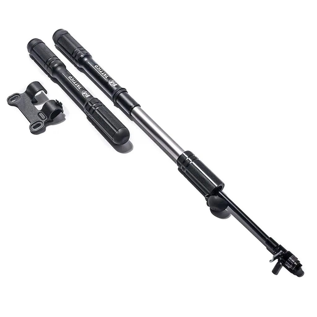 SILCA PUMP TATTICO MINI PUMP W/BOTTLE CAGE MOUNT - Black - Image 4