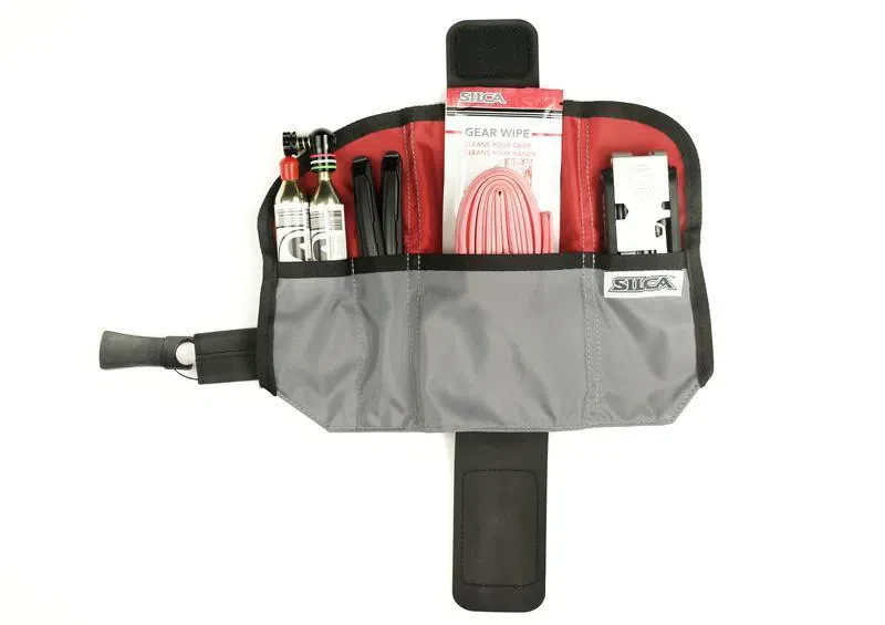 SILCA Seat Roll Asymmetrico SI1231 Saddle Bag - Black - Image 5